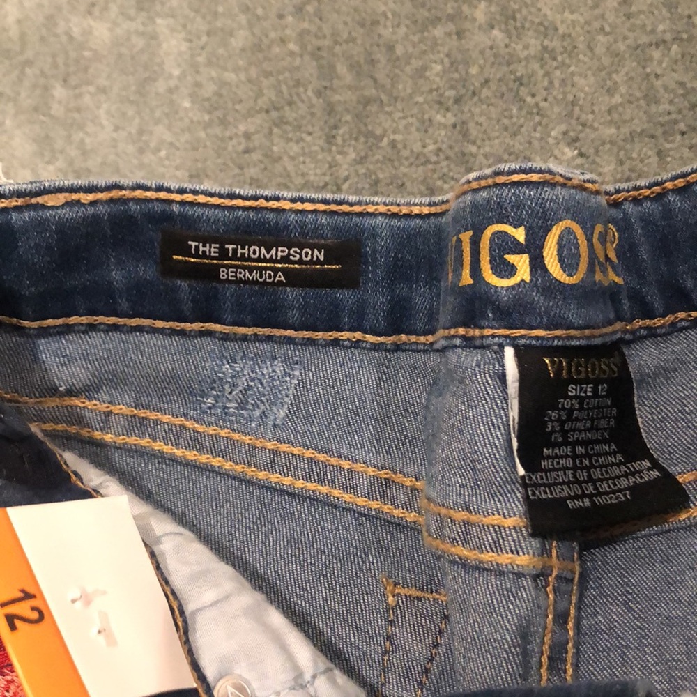 NWT Vigoss The Thompson Bermuda Shorts Sz 12 - Picture 6 of 8